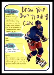 1998-99 UD Choice Draw Your Own Trading Card #DW1 Wayne Gretzky
