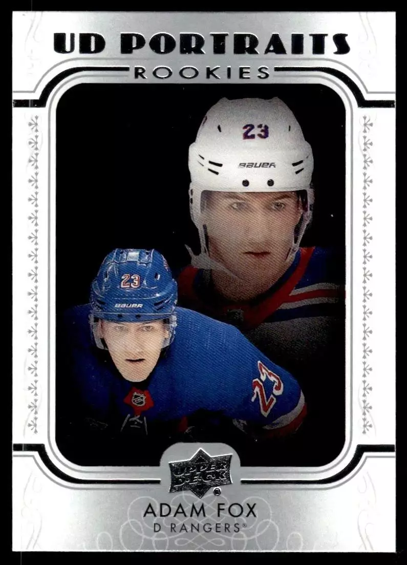 2019-20 Upper Deck UD Portraits #P63 Adam Fox