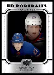 2019-20 Upper Deck UD Portraits #P63 Adam Fox