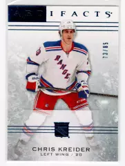2014-15 Artifacts Sapphire #59 Chris Kreider 73\85