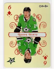 2025-26 O-Pee-Chee Playing Cards #6DIAMONDS Roope Hintz