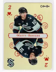 2025-26 O-Pee-Chee Playing Cards #2HEARTS Matty Beniers