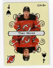 2025-26 O-Pee-Chee Playing Cards #4SPADES Timo Meier
