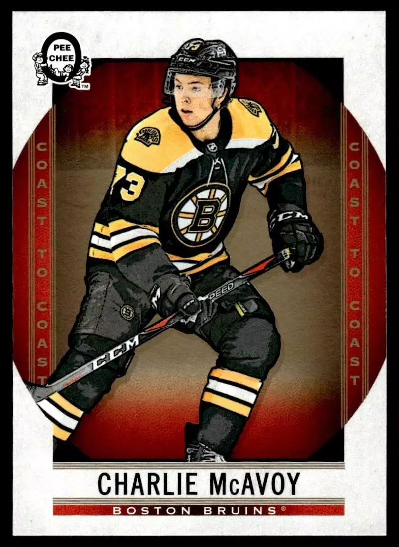 2018-19 O-Pee-Chee Coast to Coast #72 Charlie McAvoy