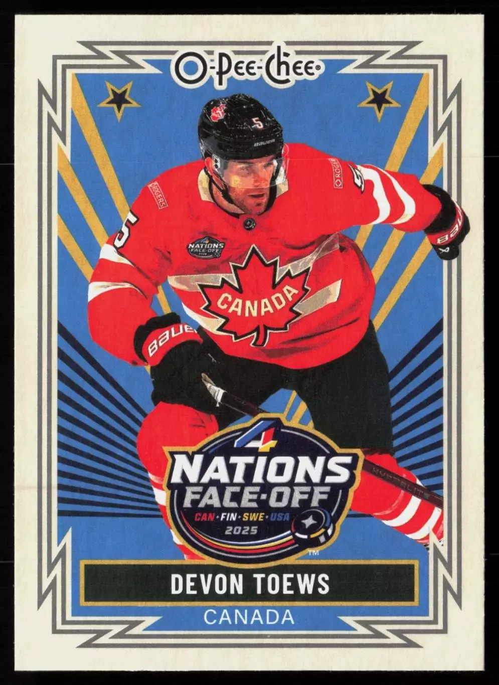 2025-26 O-Pee-Chee Retro #540 Devon Toews 4N