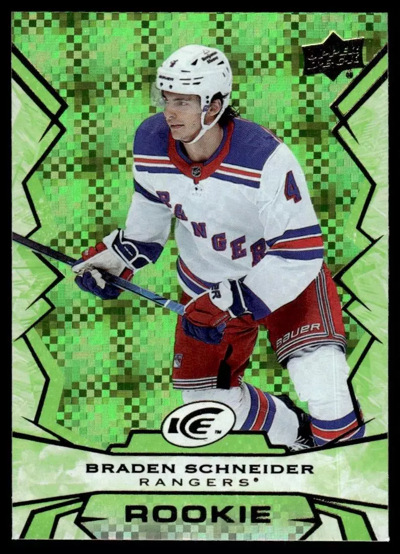 2022-23 Upper Deck Ice Green #119 Braden Schneider RC