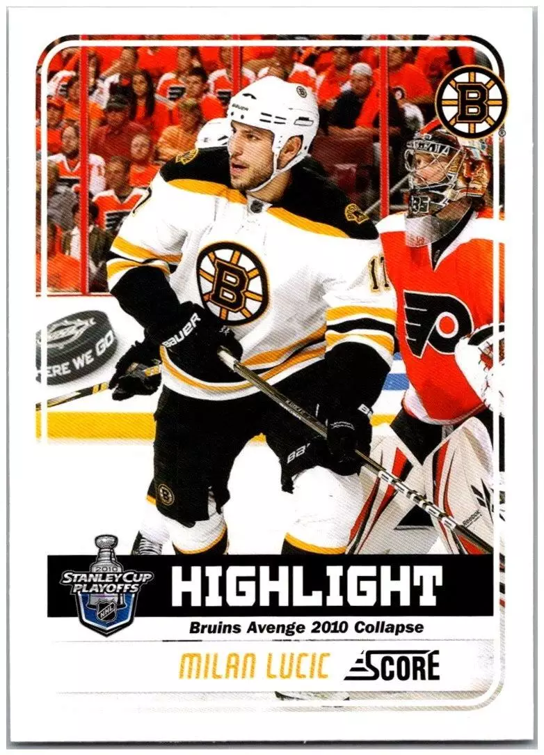 2011-12 Score #494 Milan Lucic HL