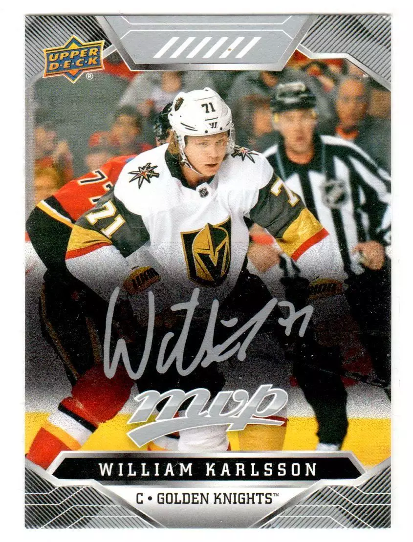 2019-20 Upper Deck MVP Silver Script #130 William Karlsson