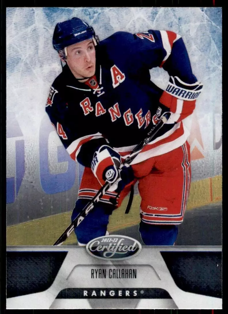 2011-12 Certified #24 Ryan Callahan