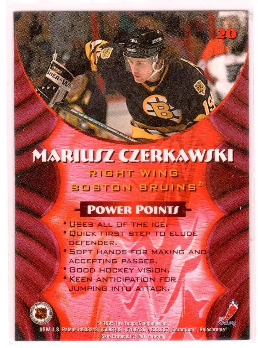 1994-95 Parkhurst #20 Mariusz Czerkawski RC 1