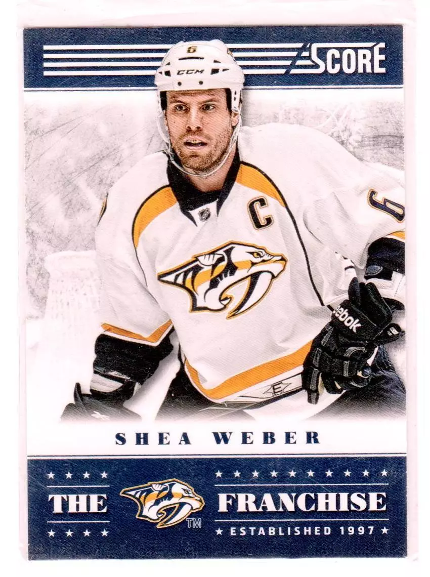 2013-14 Score Franchise #16 Shea Weber