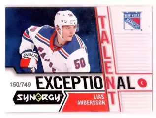 2018-19 Synergy Exceptional Talent #ET16 Lias Andersson 150\749
