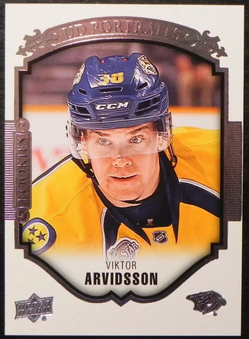2015-16 Upper Deck UD Portraits #P73 Viktor Arvidsson