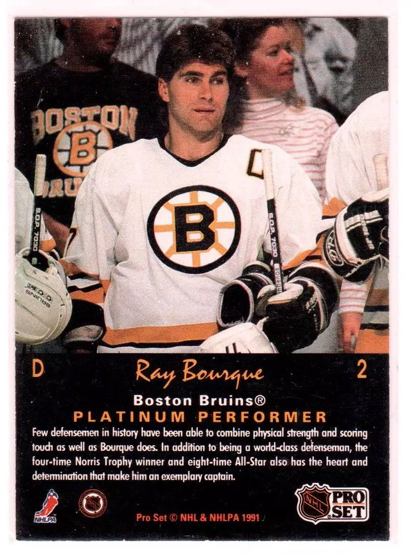 1991-92 Pro Set Platinum #2 Ray Bourque 1