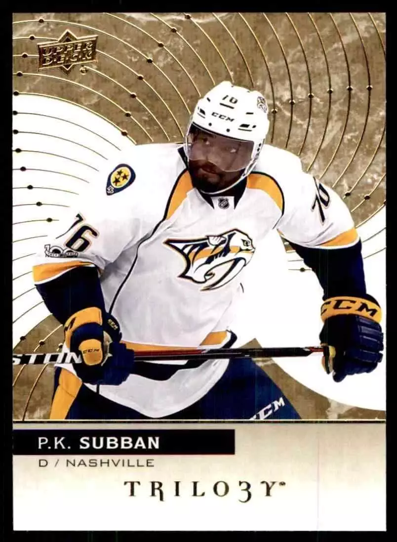 2017-18 Upper Deck Trilogy #33 P.K. Subban