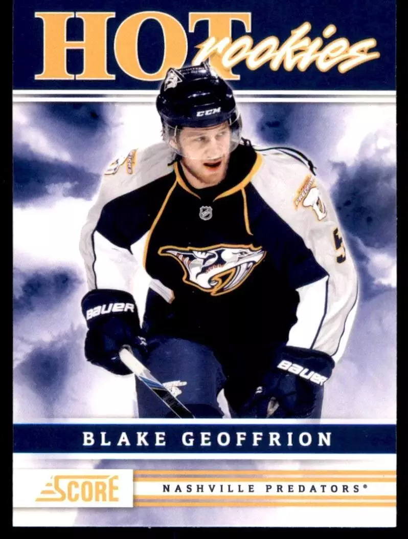 2011-12 Score #518 Blake Geoffrion HR RC