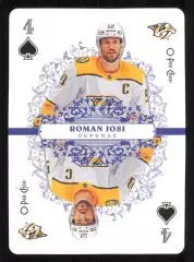 2022-23 O-Pee-Chee Playing Cards #4SPADES Roman Josi