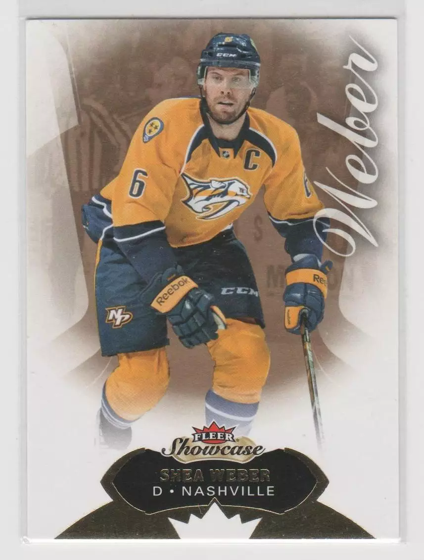 2014-15 Fleer Showcase #24 Shea Weber