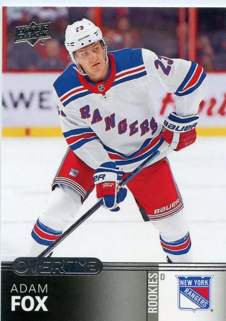 2019-20 Upper Deck Overtime #106 Adam Fox RC