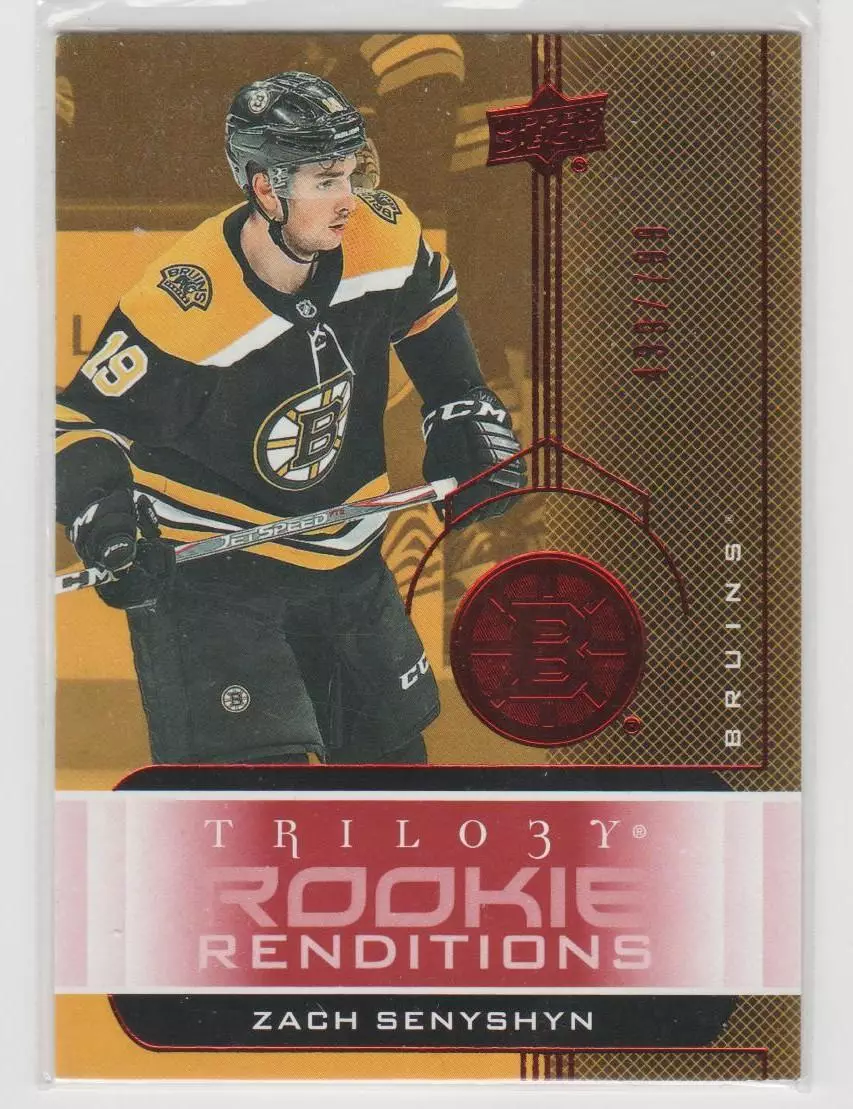 2019-20 Upper Deck Trilogy Rookie Renditions Red #RR8 Zach Senyshyn 390\799
