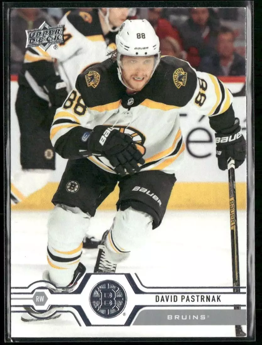 2019-20 Upper Deck #501 David Pastrnak