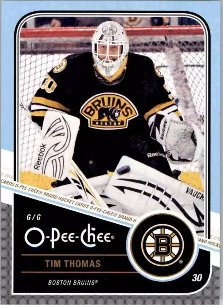 2011-12 O-Pee-Chee #40 Tim Thomas