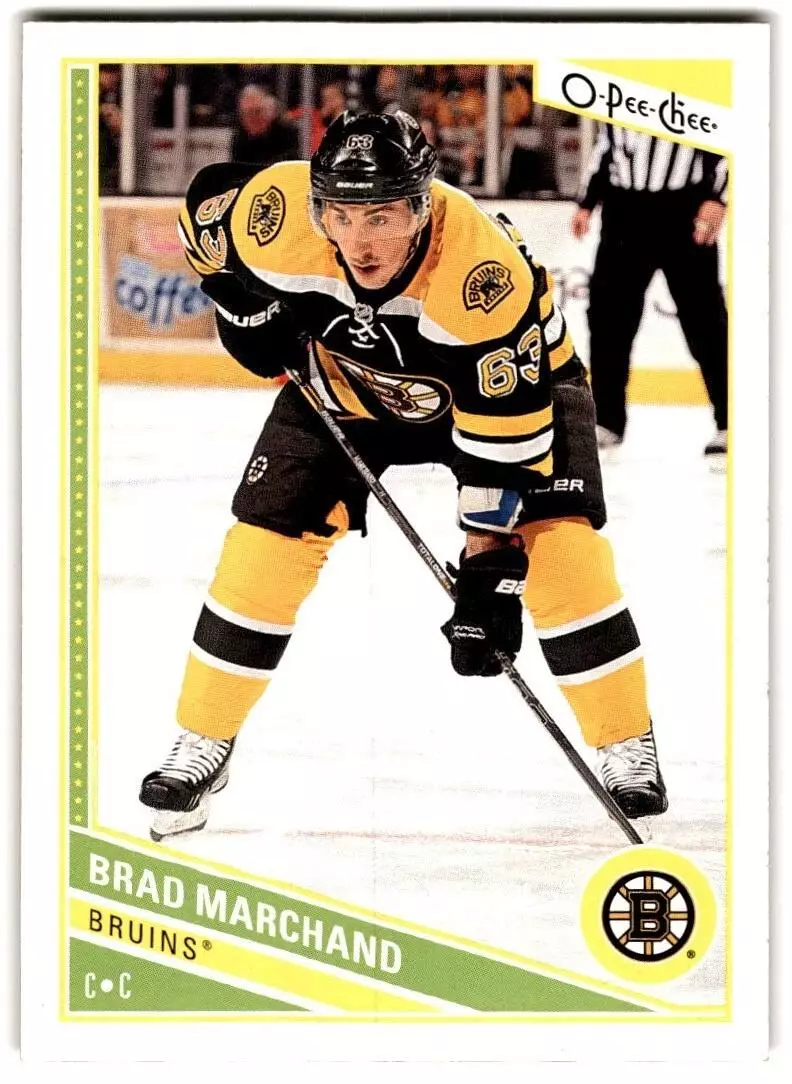 2013-14 O-Pee-Chee #186 Brad Marchand
