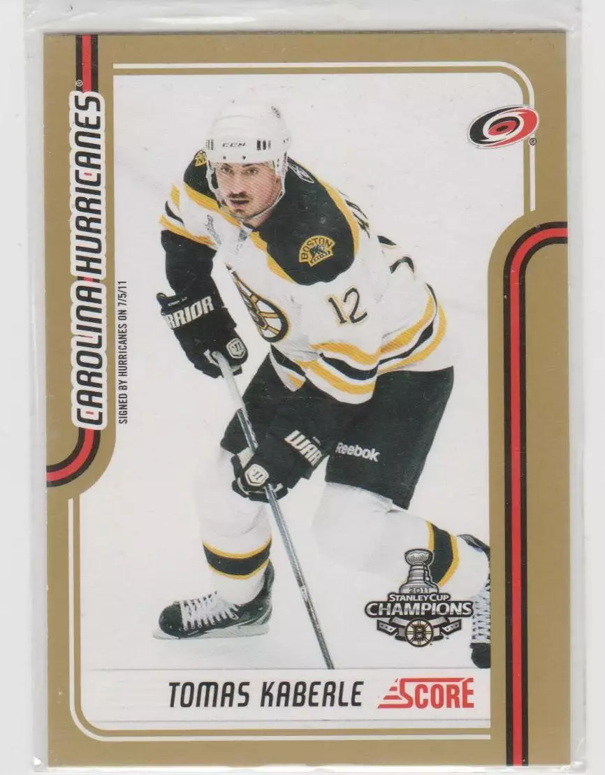 2011-12 Score Gold #107 Tomas Kaberle