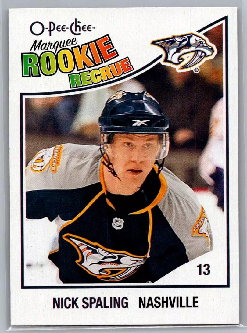 2010-11 O-Pee-Chee #523 Nick Spaling RC