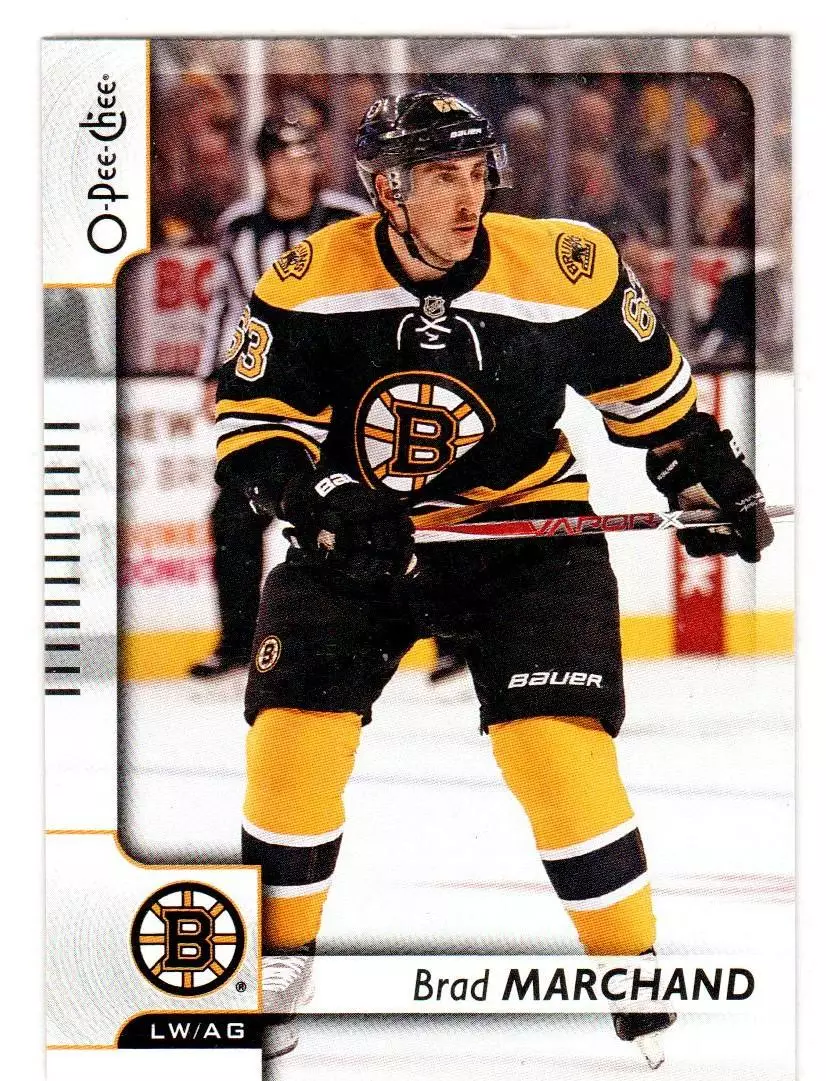 2017-18 O-Pee-Chee #205 Brad Marchand