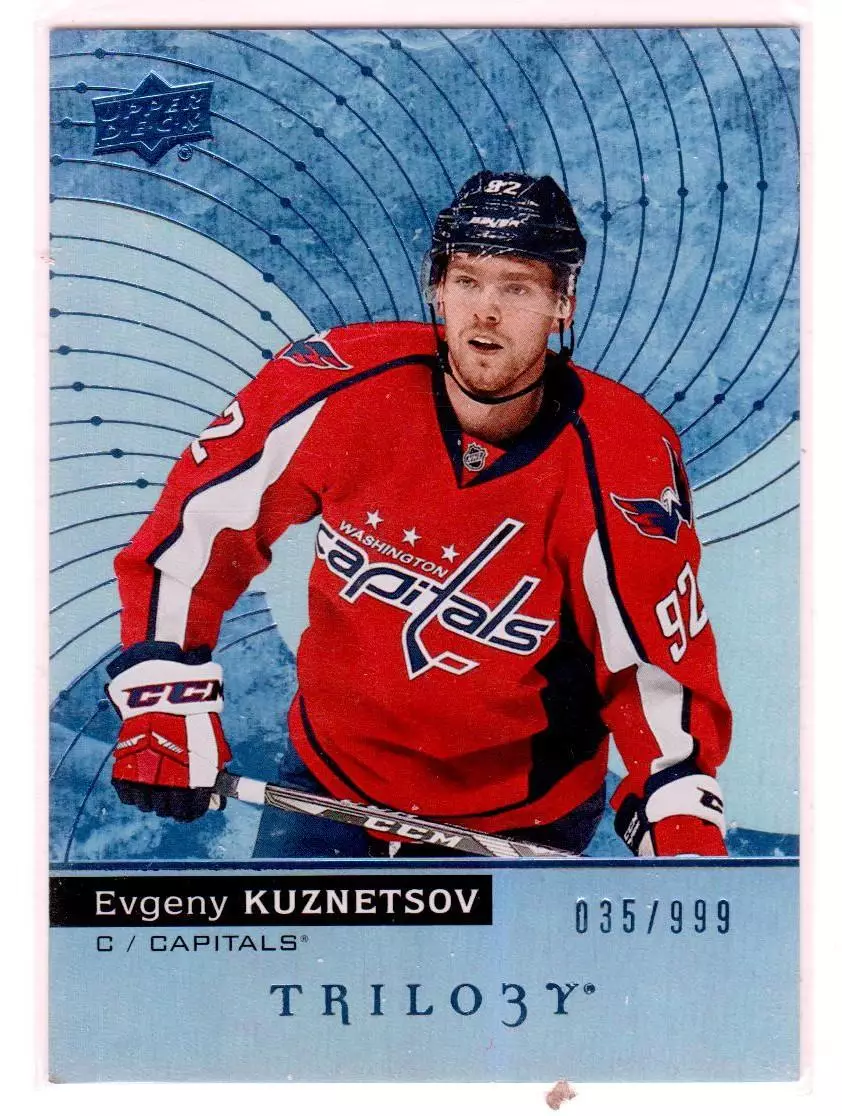 2017-18 Upper Deck Trilogy Blue #38 Evgeny Kuznetsov 035\999