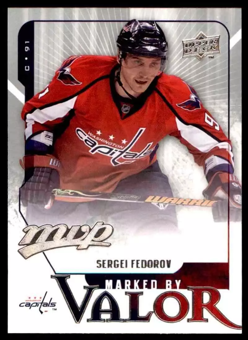 2008-09 Upper Deck MVP Marked by Valor #MV11 Sergei Fedorov