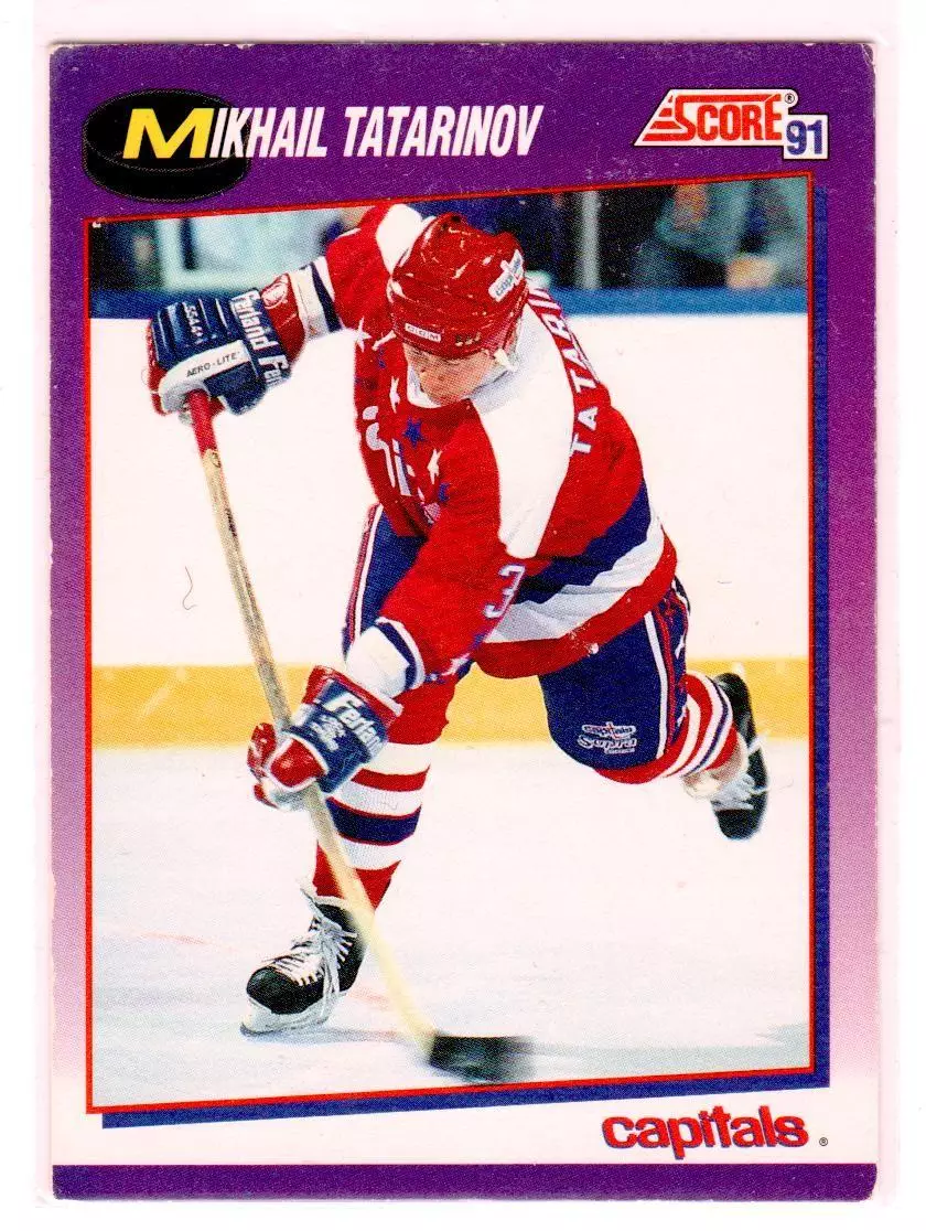 1991-92 Score American #37 Mikhail Tatarinov