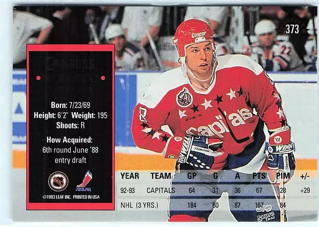 1993-94 Donruss #373 Dimitri Khristich 1