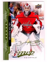 2018-19 Upper Deck MVP Green Script #145 Braden Holtby