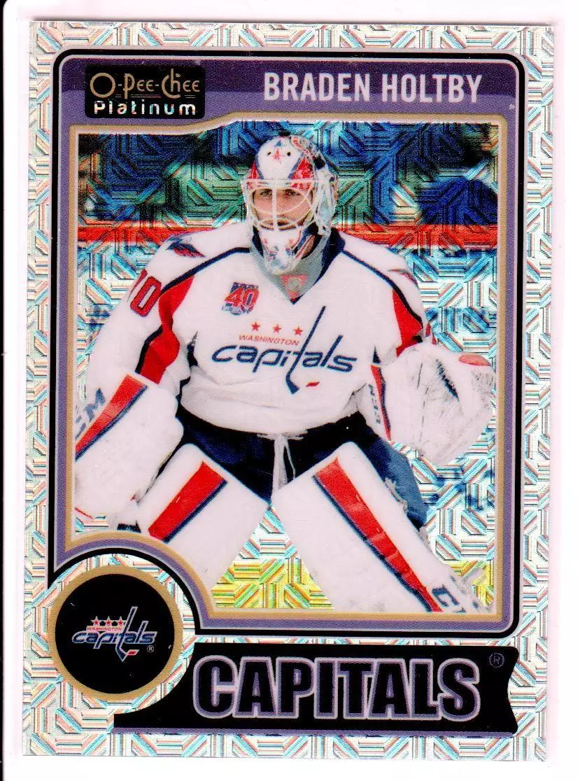 2016-17 O-Pee-Chee Platinum Rainbow #30 Braden Holtby