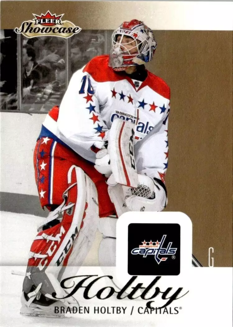 2013-14 Fleer Showcase #98 Braden Holtby