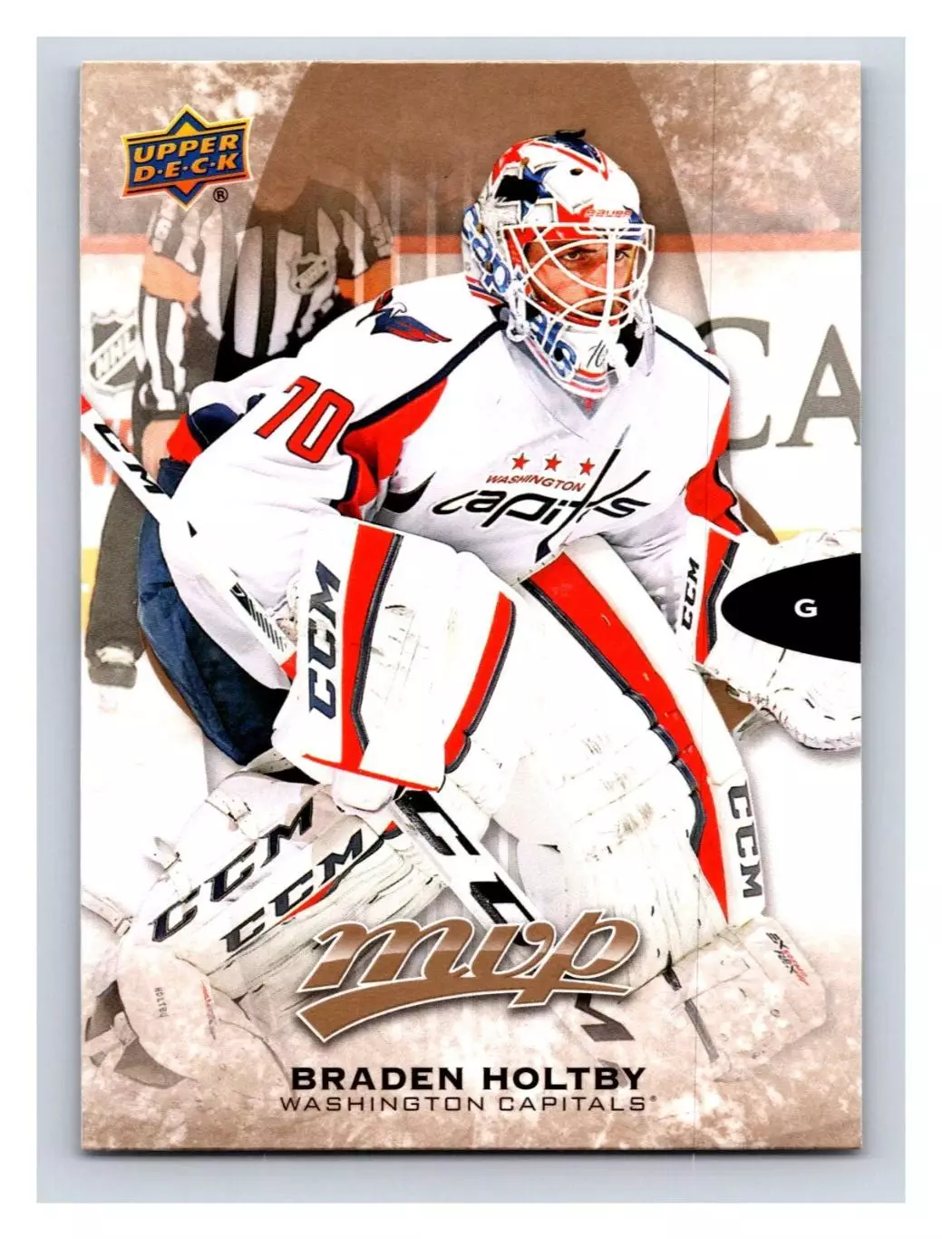 2016-17 Upper Deck MVP #68 Braden Holtby