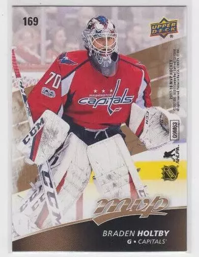 2017-18 Upper Deck MVP Puzzle Back #169 Braden Holtby