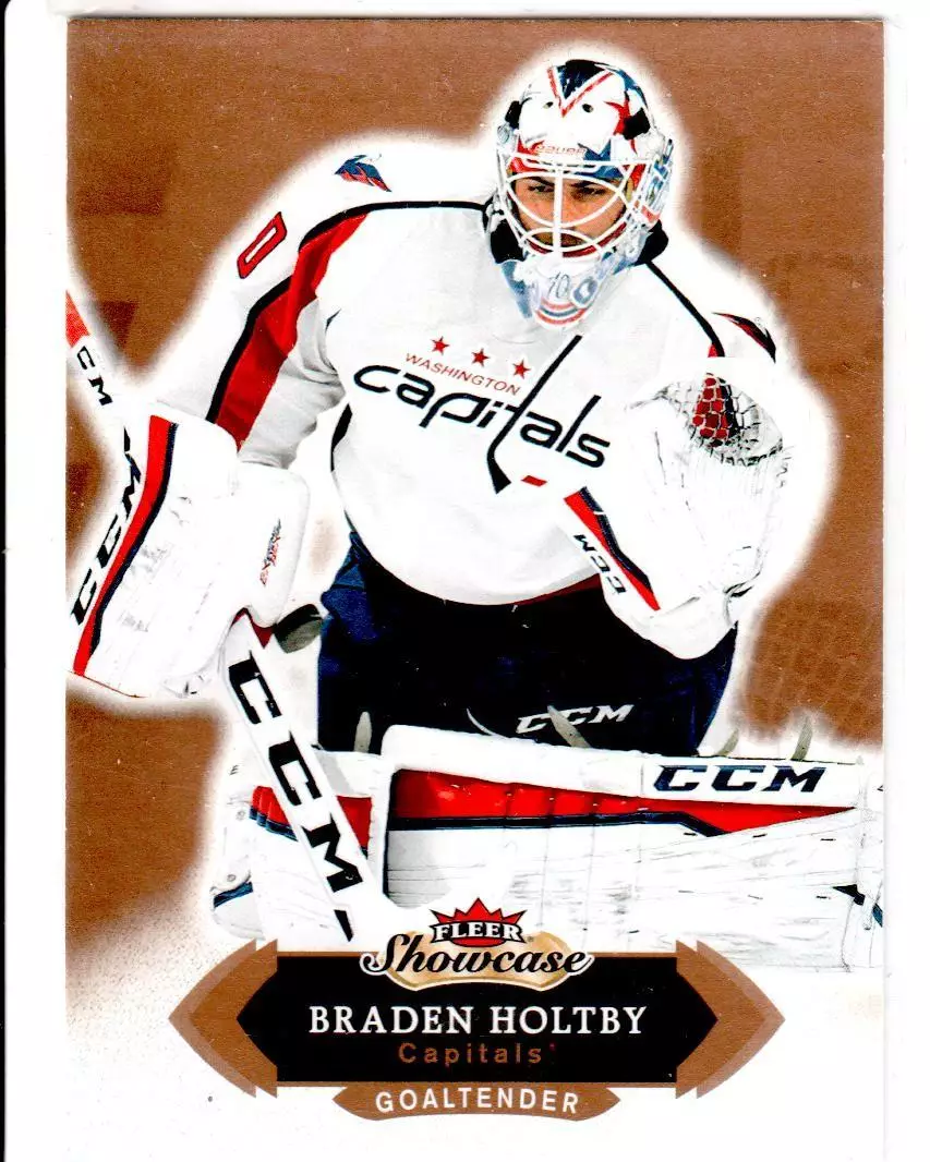2016-17 Fleer Showcase #48 Braden Holtby