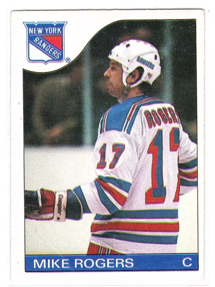 1985-86 O-Pee-Chee #39 Mike Rogers