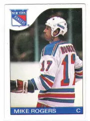 1985-86 O-Pee-Chee #39 Mike Rogers