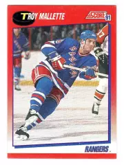 1991-92 Score Canadian Bilingual #178 Troy Mallette