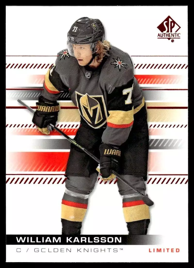 2019-20 SP Authentic Limited Red #13 William Karlsson
