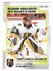 2020-21 O-Pee-Chee #596 Marc-Andre Fleury SH