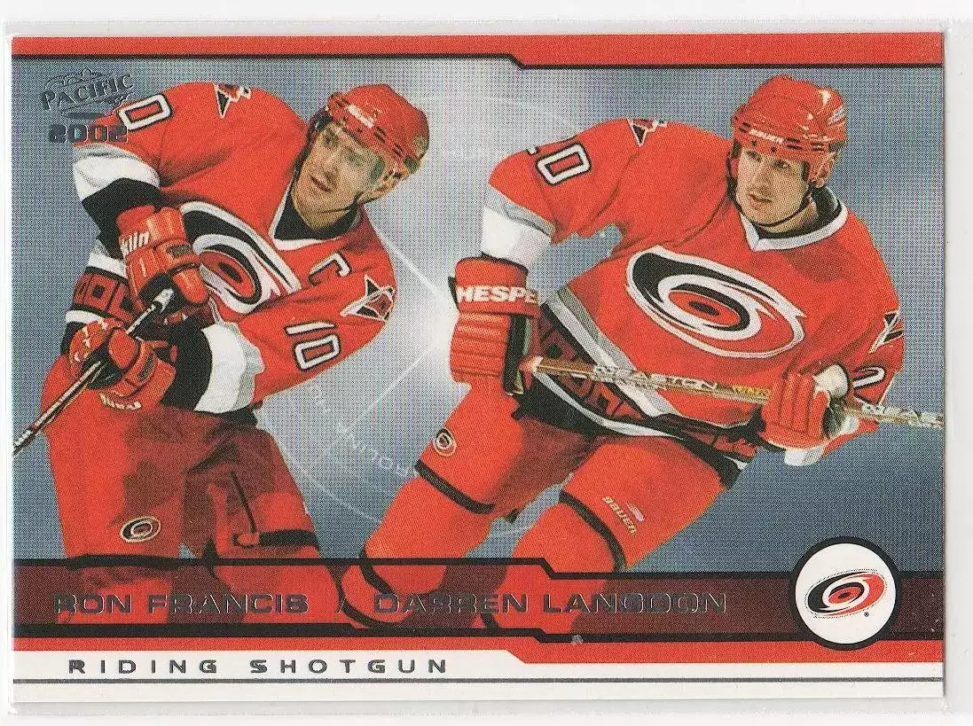 2001-02 Pacific #406 Ron Francis/Darren Langdon
