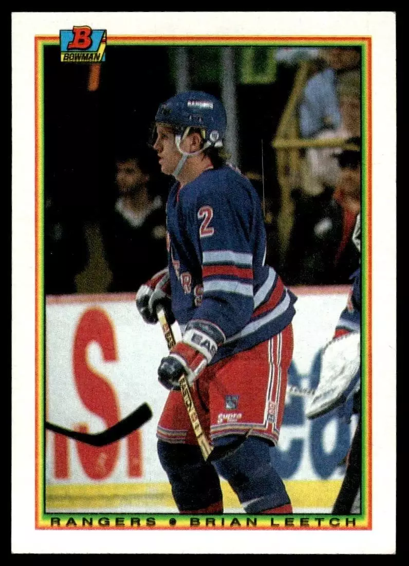1990-91 Bowman #215B Brian Leetch