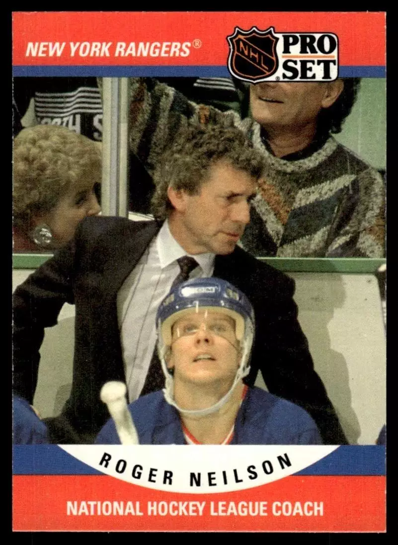 1990-91 Pro Set #672 Roger Neilson CO RC