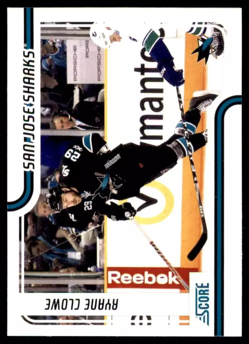 2011-12 Score #384 Ryane Clowe