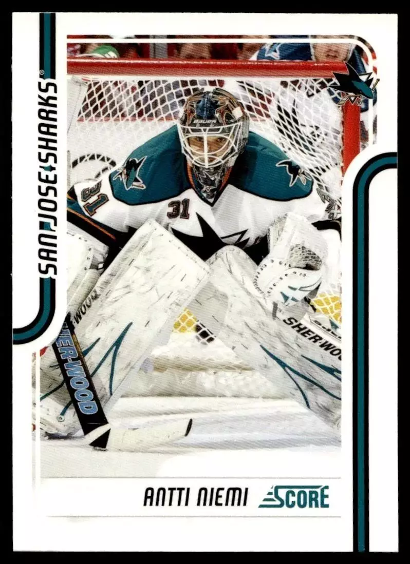 2011-12 Score Glossy #395 Antti Niemi
